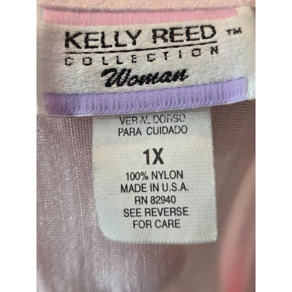 Kelly Reed Women's Two-Piece Pajama Set Pink Size 1X - Picture 6 of 10